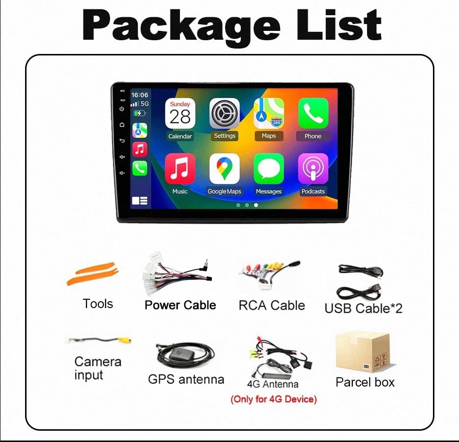 Radio para KIA CEED 2006-2012 con Android Auto inalámbrico y manos libres Bluetooth 7
