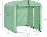 SoBuy Garage Moto per Esterno per 2-4 Bici 159x219x165 cm Giardino - 2