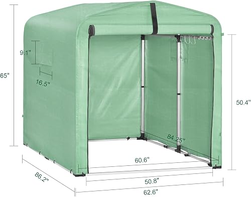 SoBuy Garage Moto per Esterno per 2-4 Bici 159x219x165 cm Giardino - 2