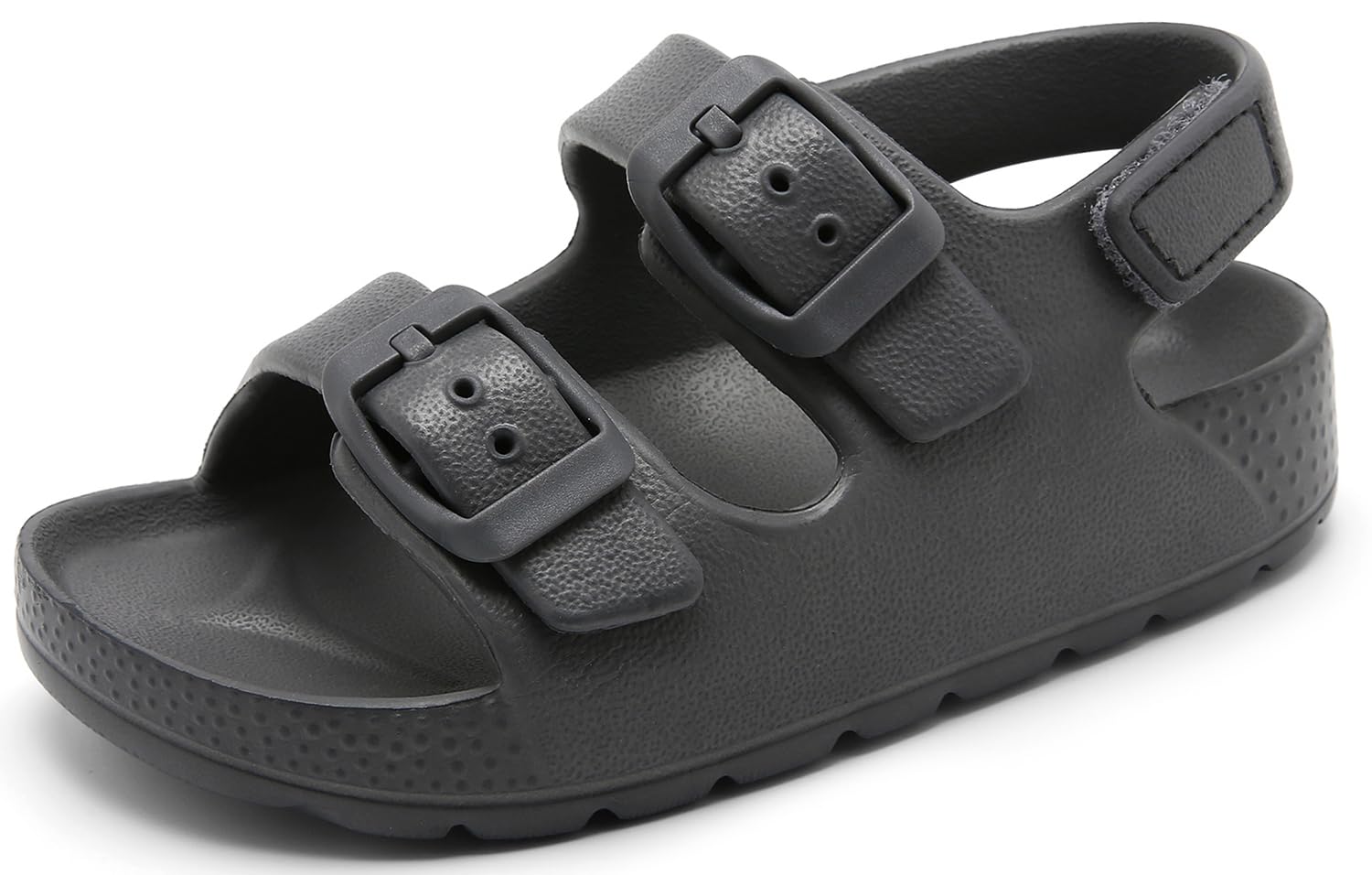 INMINPINToddler Boys Girls Buckle Sandals Comfort Open Toe Sandal with Adjustable Back Strap