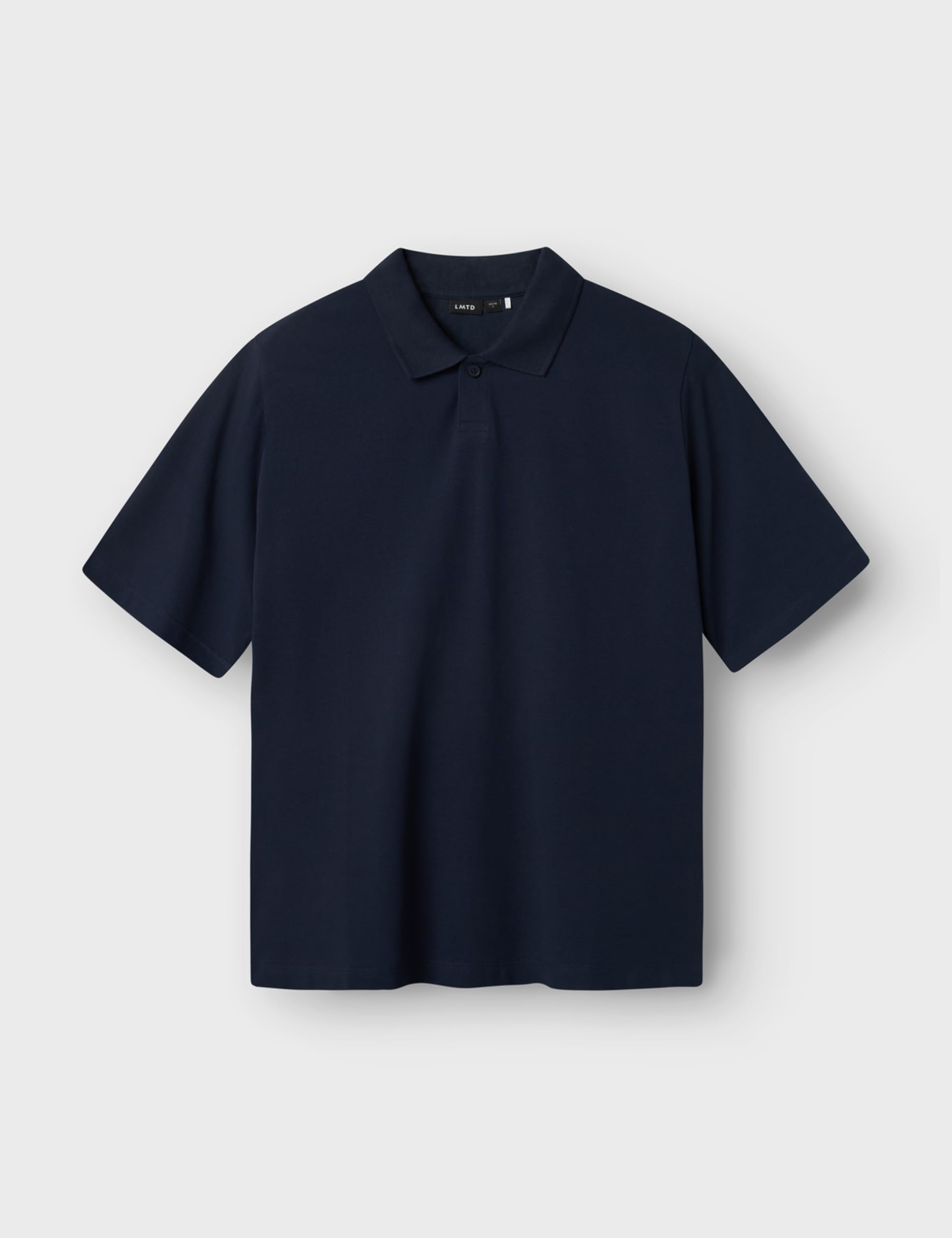 Lmtd Nlmhannes Ss Pique Polo, Dark Sapphire, 146-152