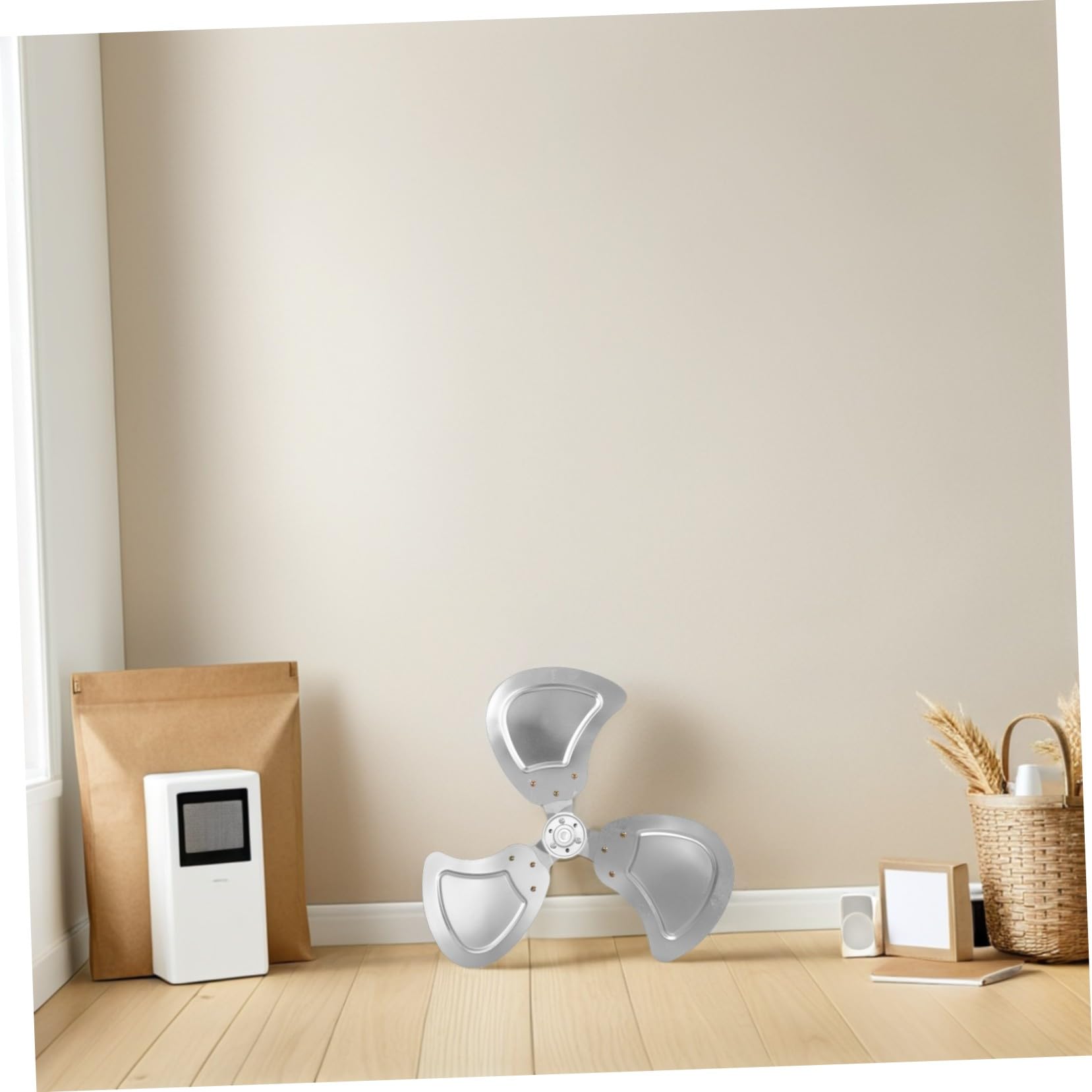 NUOBESTY Ventilador de Aluminio de Repuesto Ideales para Decoración Verano Aspas y Larga Vida Útil Fácil Mantenimiento para Ventilador de Piso en Fábricas y Espacios Comerciales