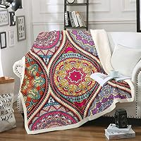 Loussiesd Coperta in pile con motivo teschio, per divano