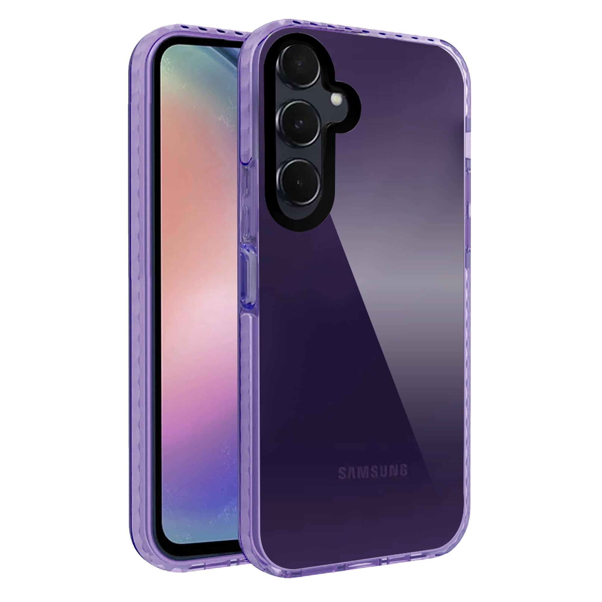 A rtistque Ultra Stylish Back Cover Case for Samsung Galaxy A55 5G | Premium Shockproof TPU | Protective Design | Samsung A55 Back Cover - Purple (B0D5YB9JCB) Amazon Price History, Amazon Price Tracker