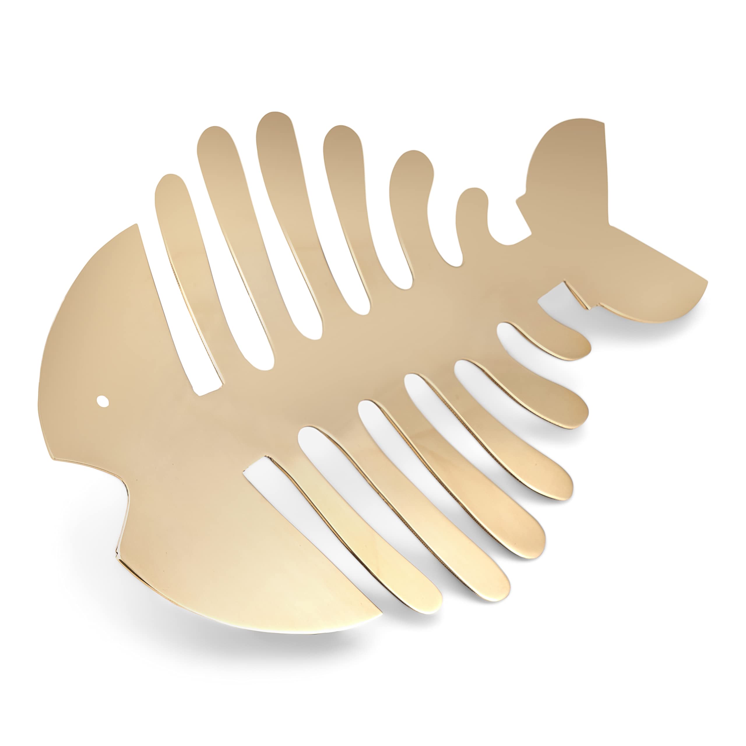 NKlaus Maritime Table Coaster 6.5 x 17.5 cm Brass Gold