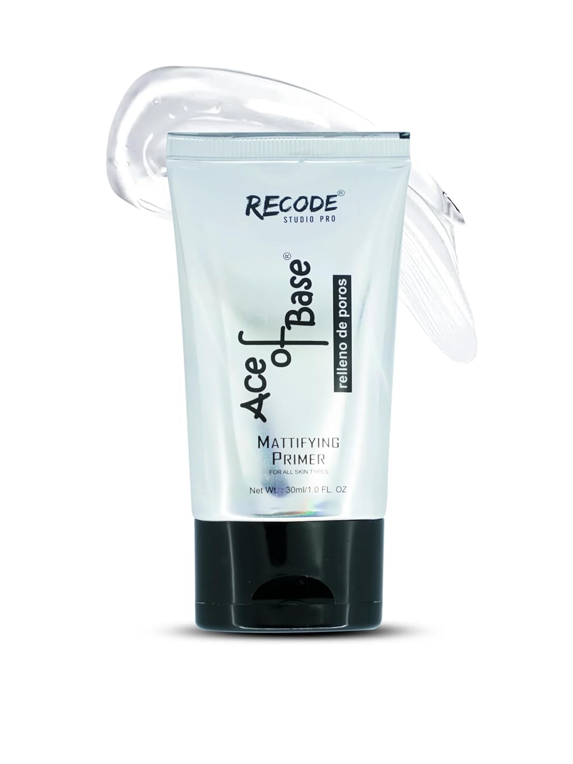 Recode Ace of Base Mattifying Primer for Face Makeup 30ml | Applicable on Oily & Dry Skin | Blurs Fine Lines, Wrinkles & Pores Recode Ace of Base Mattifying Primer for Face Makeup 30ml | Applicable on Oily & Dry Skin | Blurs Fine Lines, Wrinkles & Pores