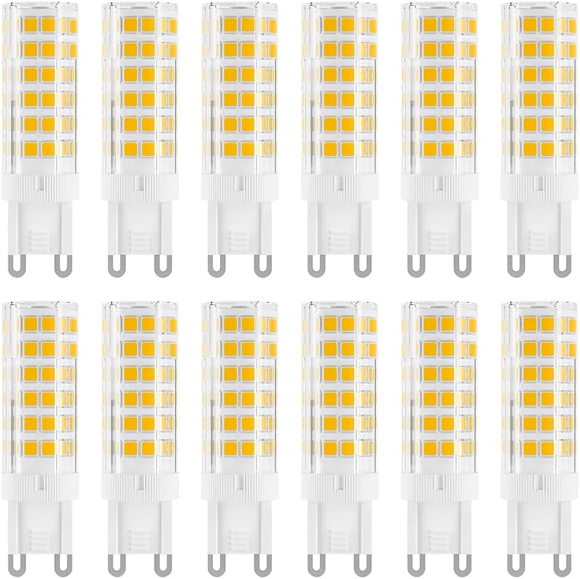 Lososuch G9 Dimmable LED Light Bulb 3W Daylight White 6000K,40W 60W