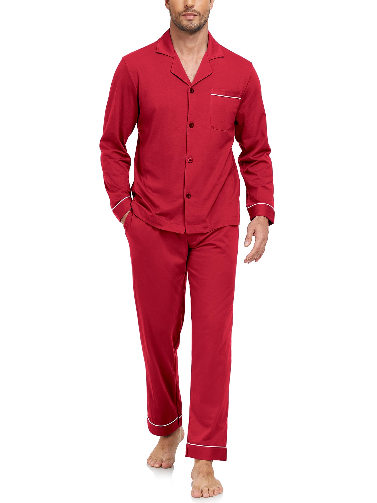 EA'S SECRET Men's Cotton Pajama Set