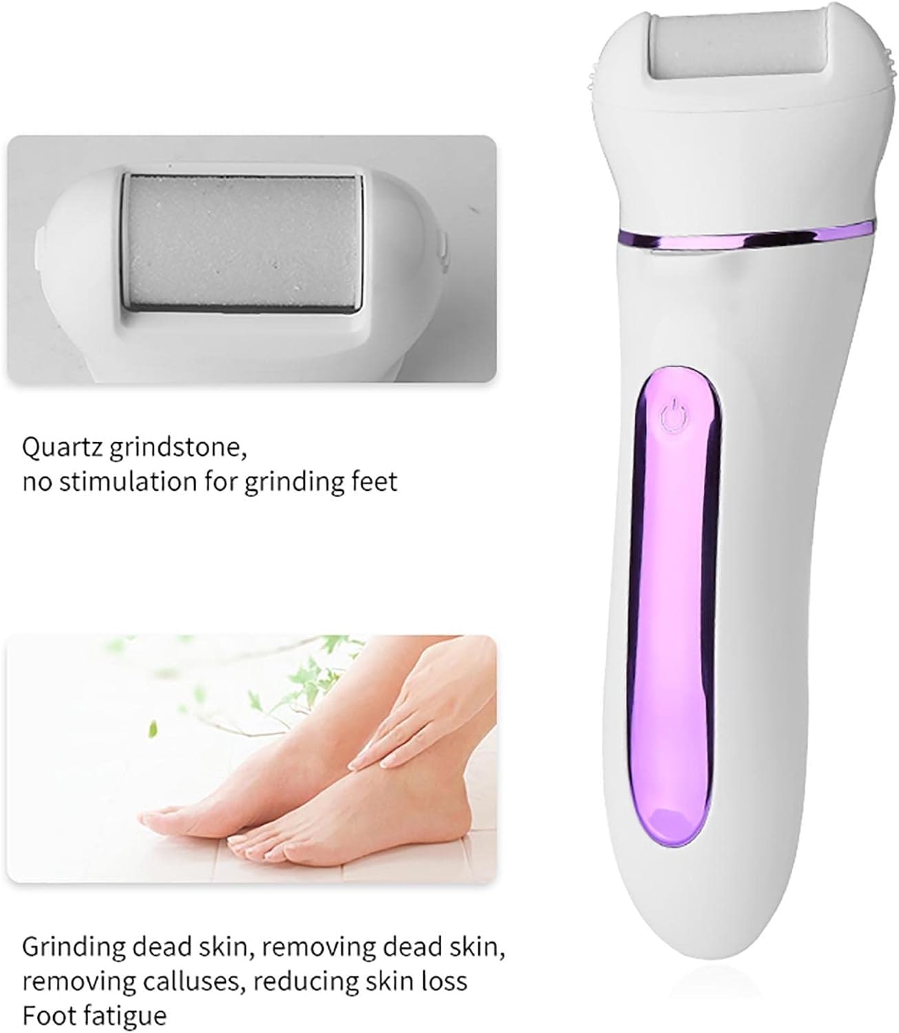 Epilatore Rasoio Trimmer - Rasoio Portatile for Rasatura Del Viso, Strumento for Rasatura Rasoio Elettrico, Rasoio Elettrico Asciutto E Bagnato for Gambe, Epilatore for La Depilazione for Donne, Siste