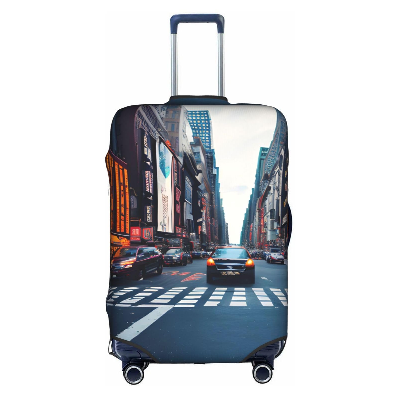 Housse de protection valise lavable et extensible motif New York - 8