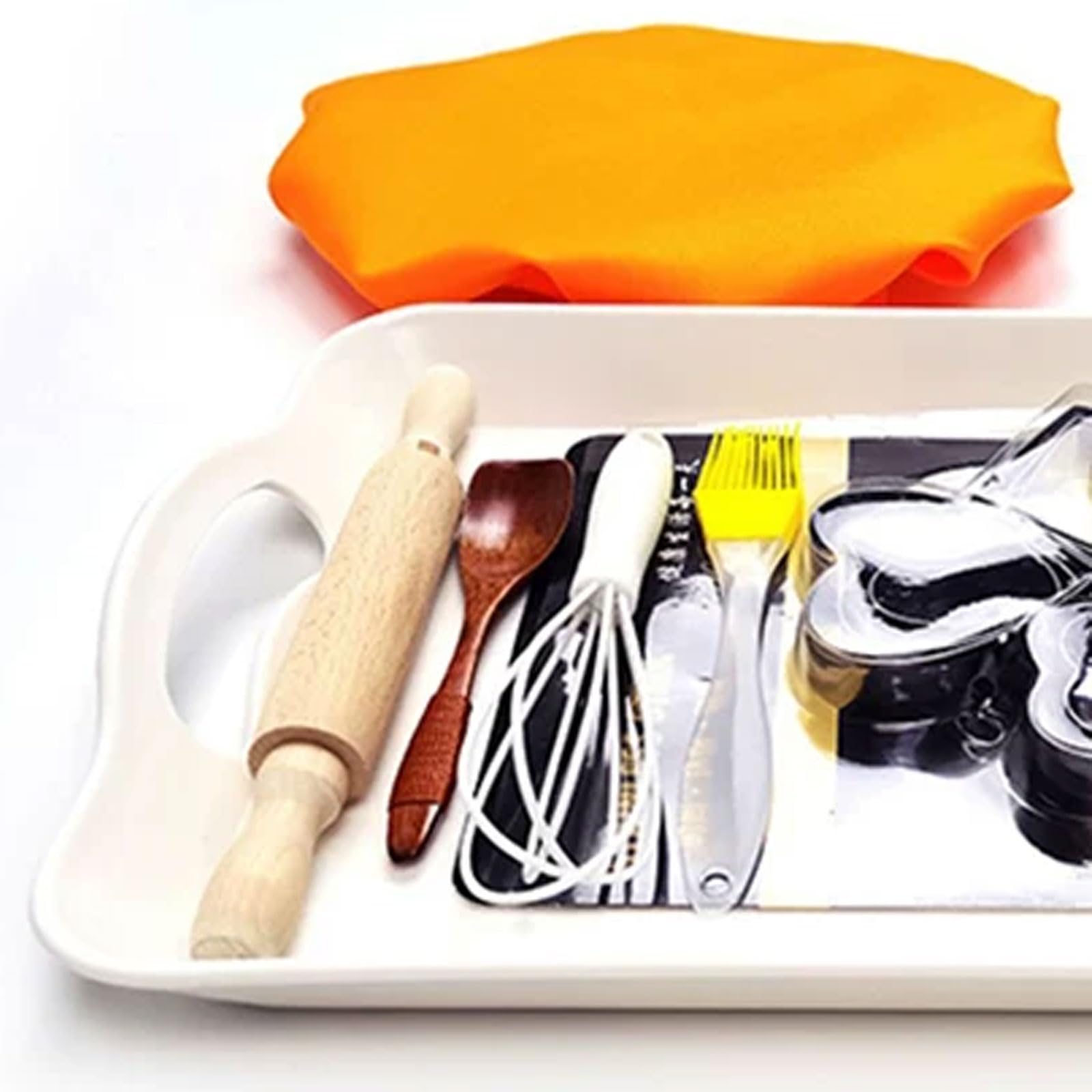 Set di Vita Pratica Montessori | Kit Formazione Lavaggio della Frutta Pasticceria Bambini, Giocattolo l'Apprendimento Motricità Fine