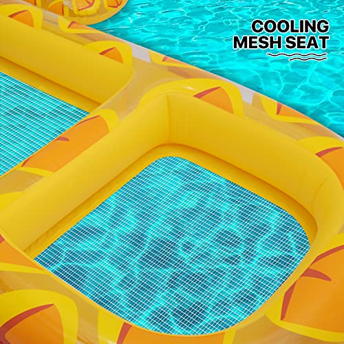 Monibloom Pool Float For Adult Inflatable Giant Floaties Pineapple Lake Rafts Fruit Swimming Floaty Summer Beach Ride-Ons #TOP3