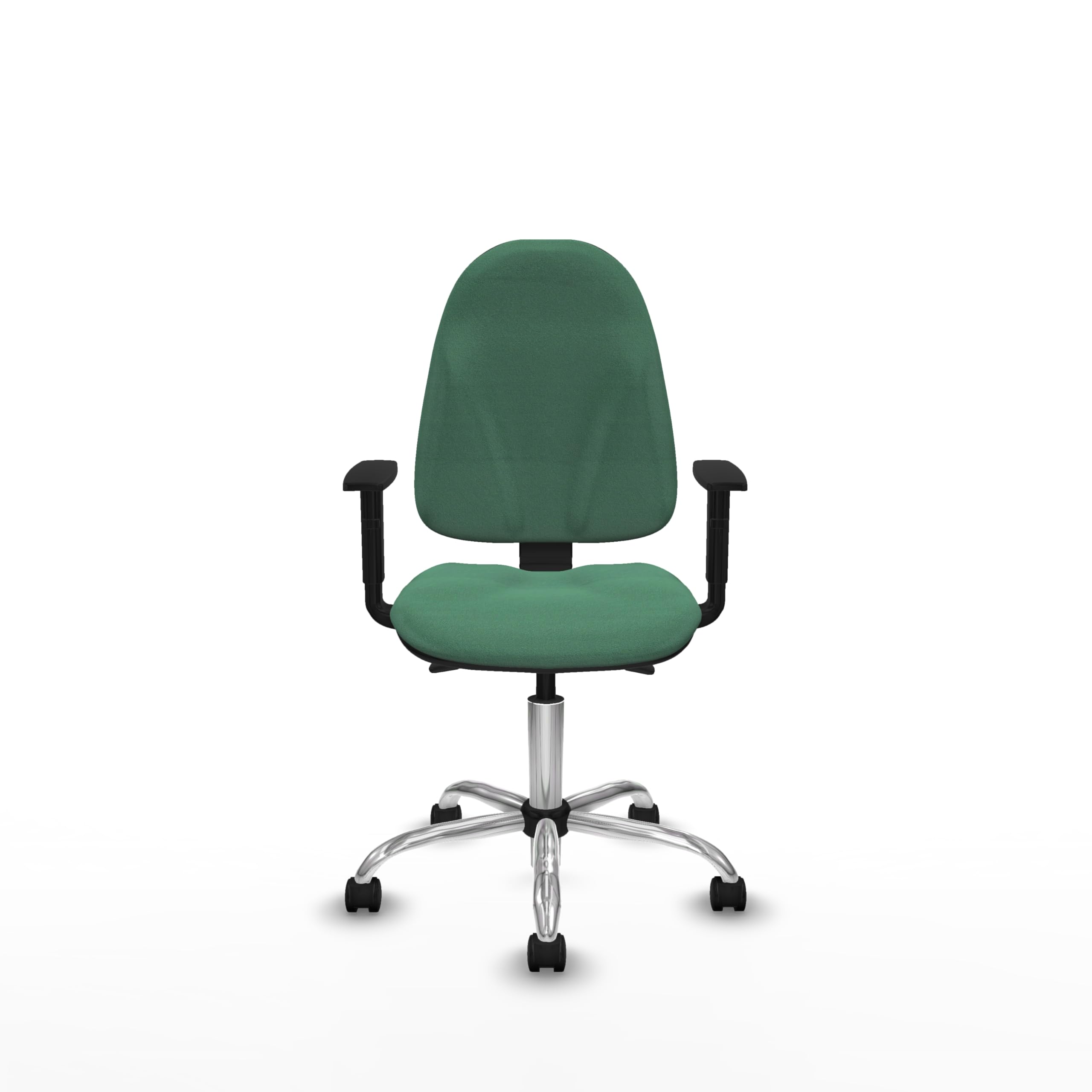 Piqueras y Crespo - Sedia ergonomica da laboratorio Algarra con braccioli 1D, meccanismo Ainscro, schienale regolabile in altezza, ideale per lavorare comodamente