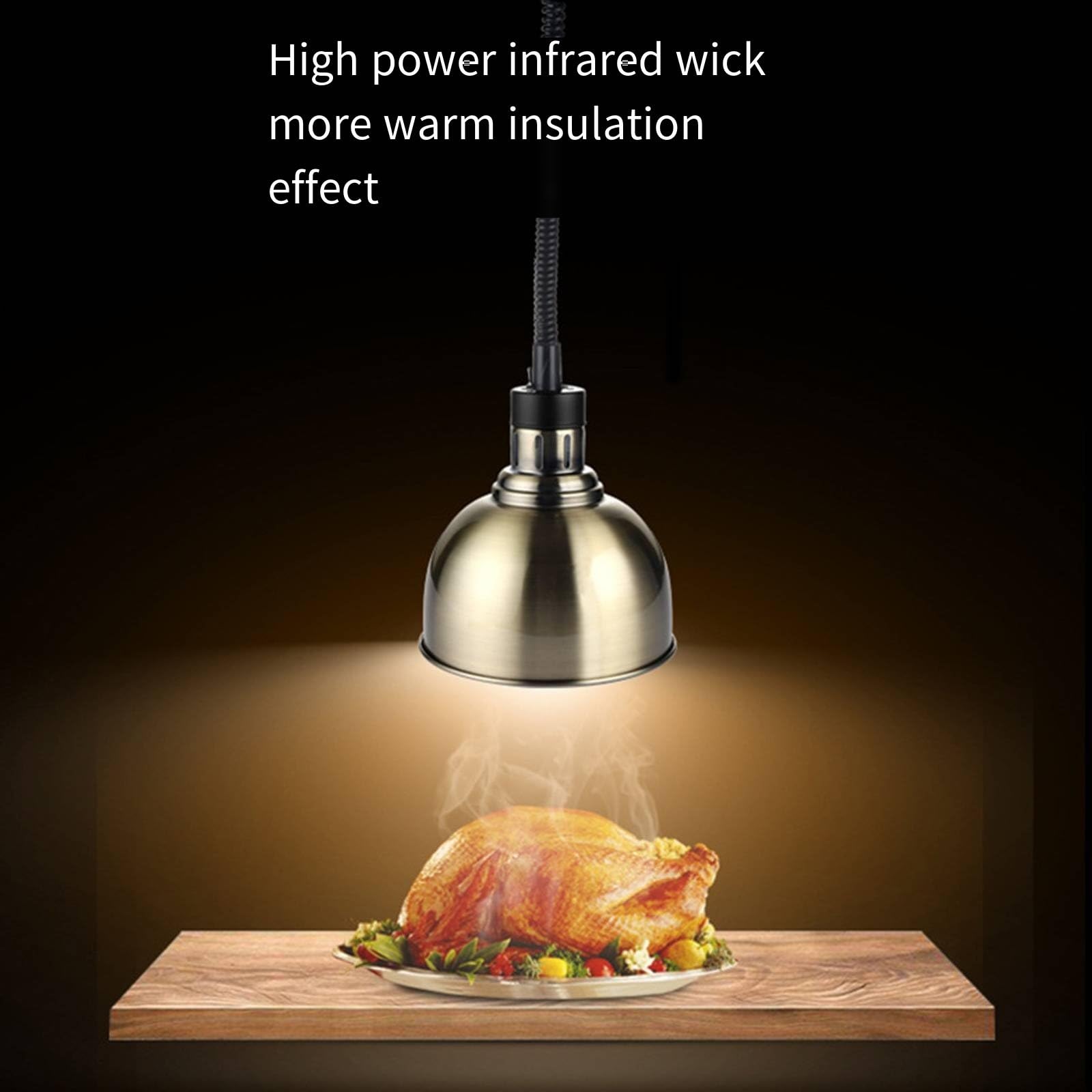 Lampada per la conservazione del calore degli alimenti, Lampada per la conservazione del calore del buffet degli alimenti,E
