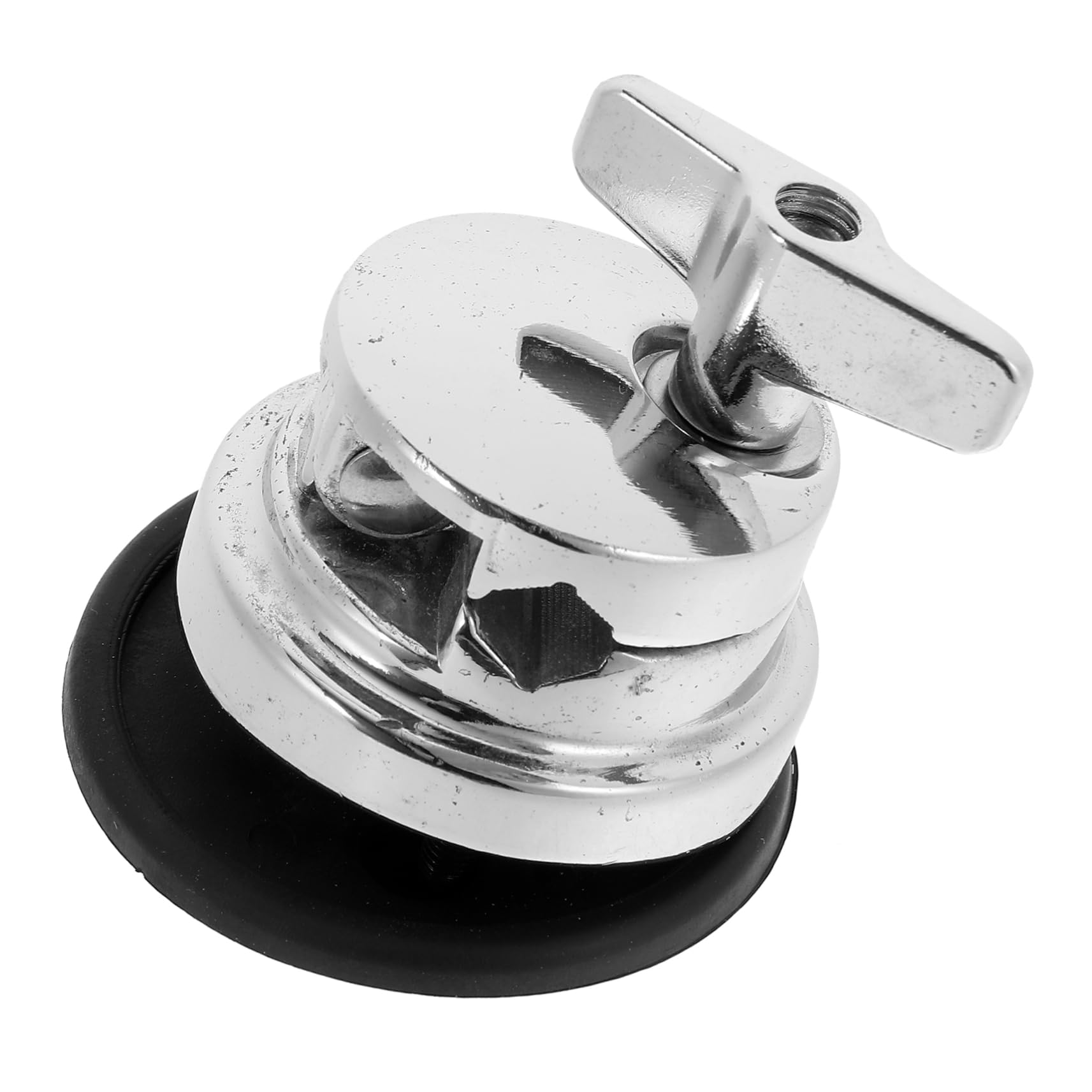 VICASKY Drum Saddle Adjuster Tom Drum Kit Mount Bracket Floor Tom Leg Clamp Sturdy Iron Base