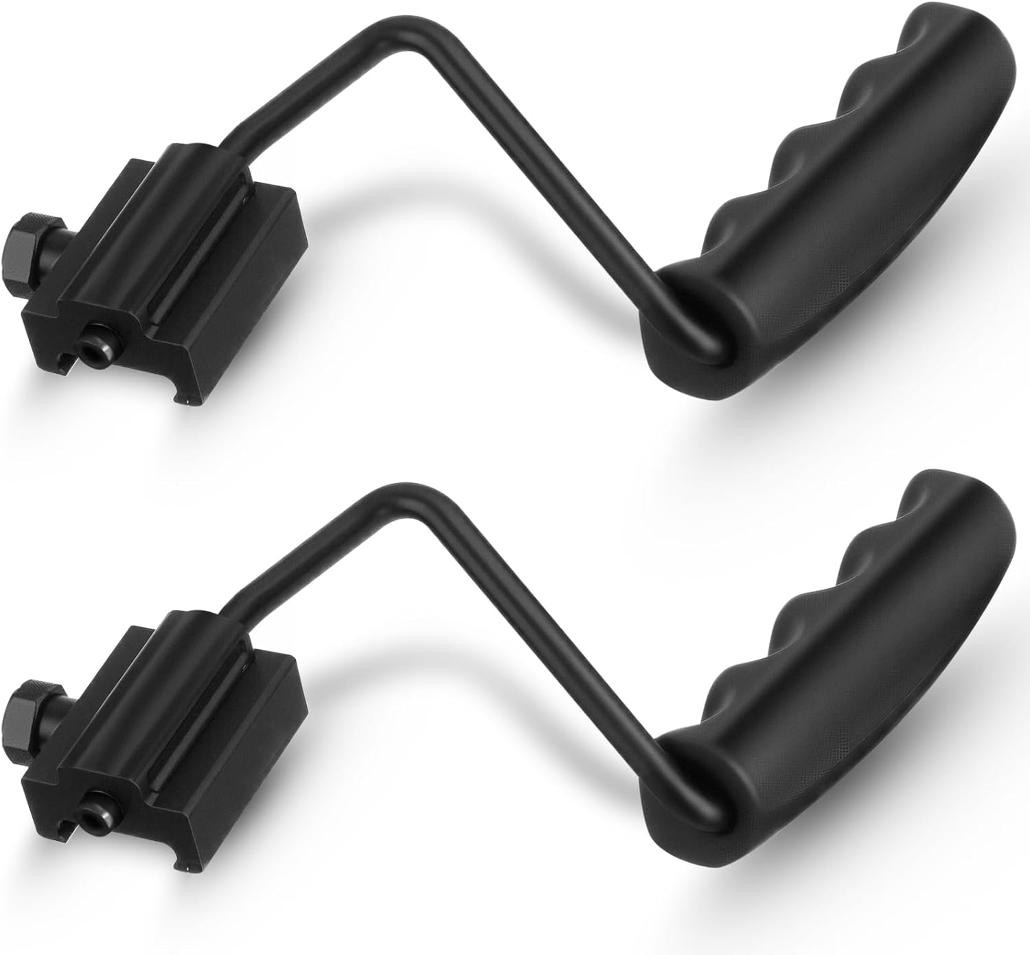 Moxweyeni 2 Pcs Foldable Carry Handle Non-Slip Carrying Handle with Aluminum Base, 50 Lbs Load Capacity