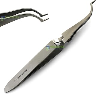 Dental Buccal Tube Tweezer Orthodontic Slim Tip Bracket Holder Direct Bonding Reverse Action