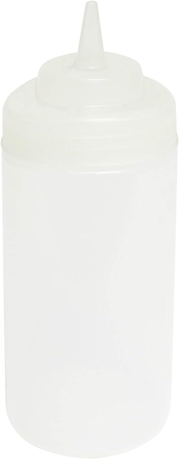 Thunder Group 16 oz. wide mouth squeeze bottles, clear (6/ pack), comes in each