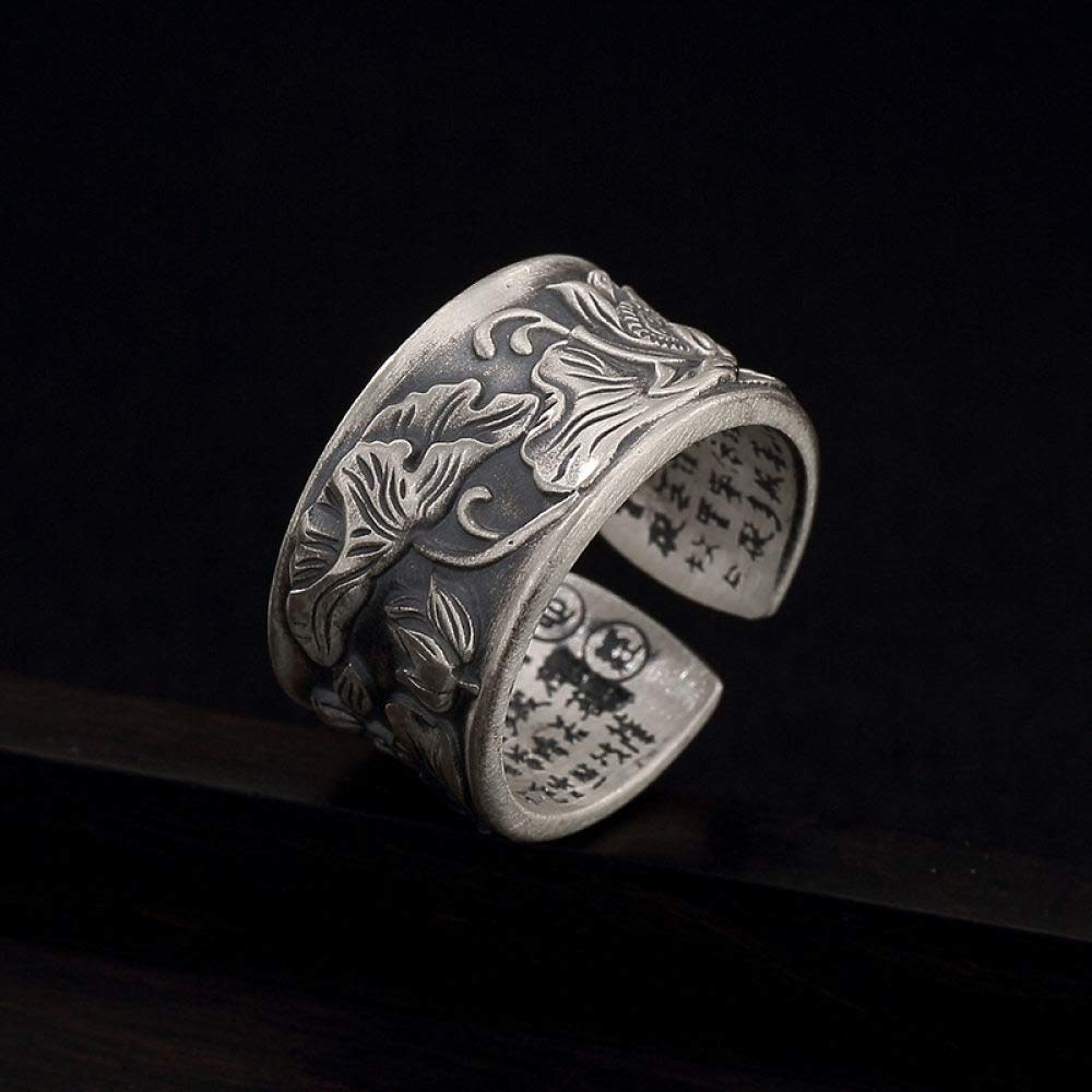 Handmade bielry unique for mâle dames avec bague ajustable Heart Sutra - 8
