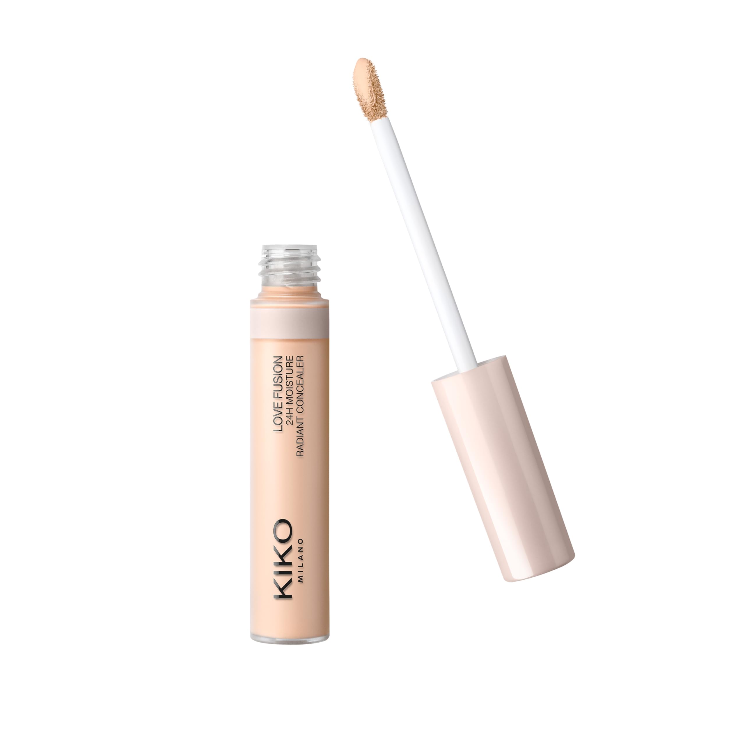 KIKO Milano Love Fusion 24H Moisture Radiant Concealer 4, Long-Lasting Hydrating Concealer Up To 24 Hours, Luminous Finish