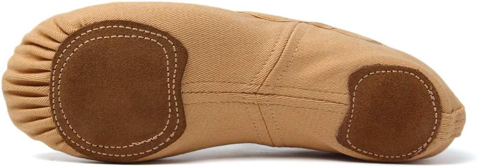 Ballet Shoes for Girls/Toddlers/Kids -Stretch Canvas Ballerinas Dance Yoga Flats