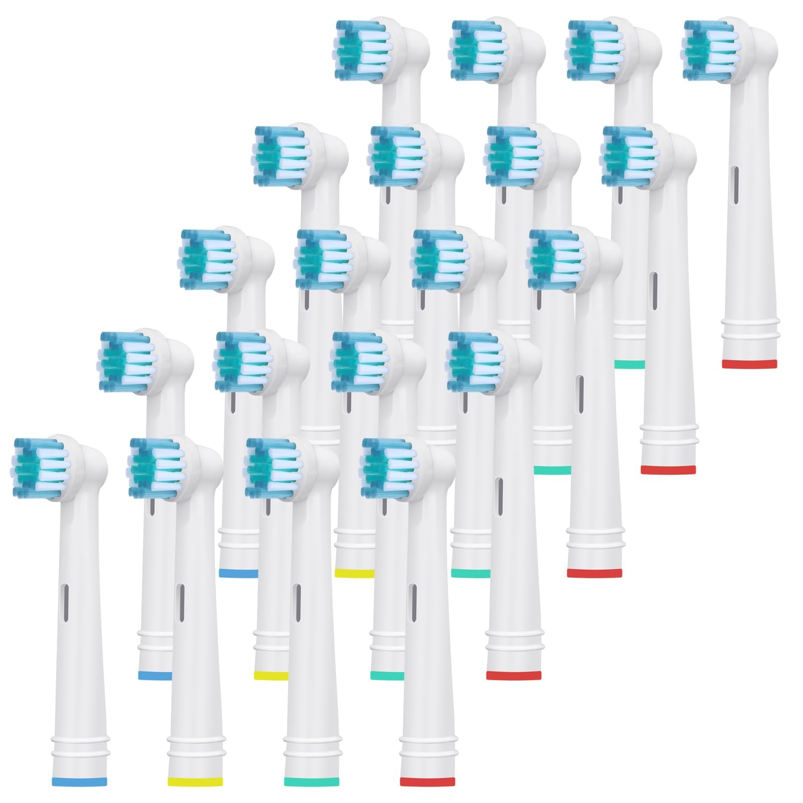 Toothbrush Replacement Heads Refills for Oral B - Precision Clean Brush Head for Gentle Effective Cleaning and Optimal