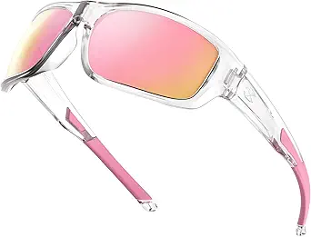 suoso Sports Polarized Sunglasses for Men: Women UV400 Protection Wrap Around Sun Glasses for Fishing Golf Running Driving