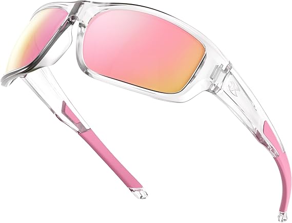 suoso Sports Polarized Sunglasses for Men: Women UV400 Protection Wrap Around Sun Glasses for Fishing Golf Running Driving