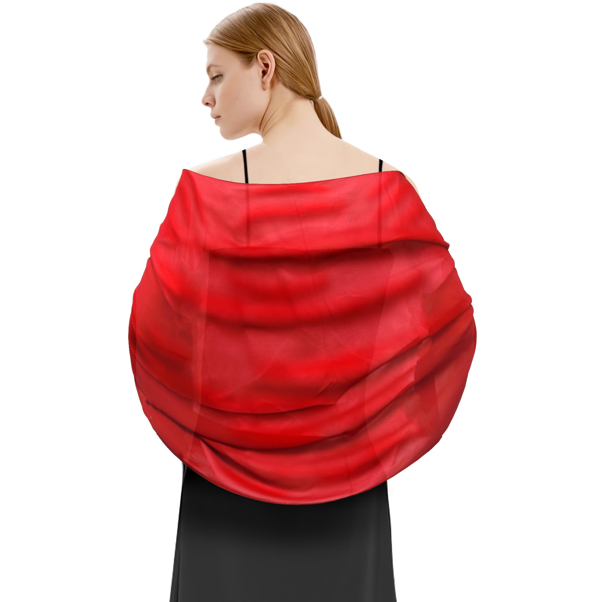 KQNBIShawls and Wraps for Evening Dresses Chiffon Shawl Wraps for Women Wedding Shawls Scarf Bride Shawl Formal Dress Shawl