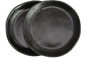 roro Hand-Molded 7" Ceramic Stoneware Clay Plate (Set of 2)