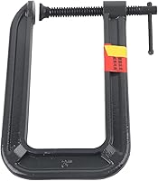 Vista 6 de Abrazadera C resistente tipo G para carpintería con abrazadera en C, dispositivo de sujeción de carpintería de acero fundido, abrazadera en G