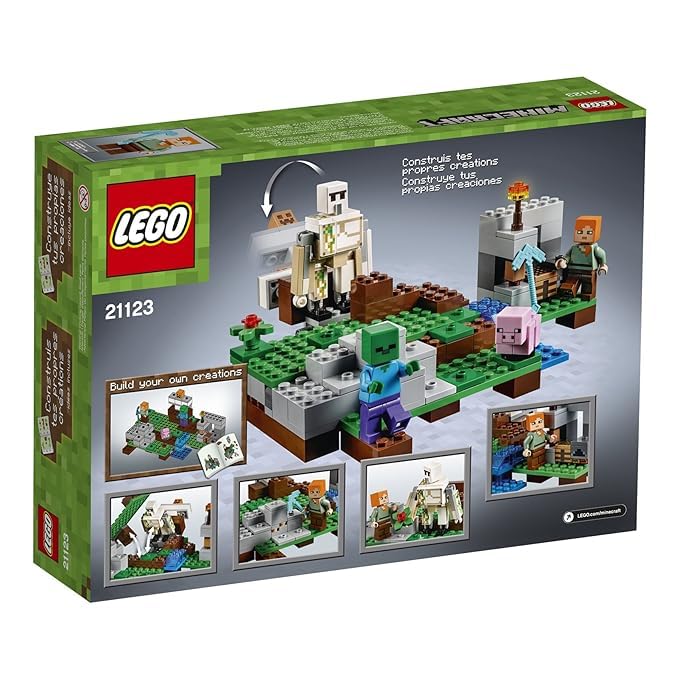 Image of Minecraft Iron Golem 21123 Multicolor (208 Pieces) - Shikshak Solutions