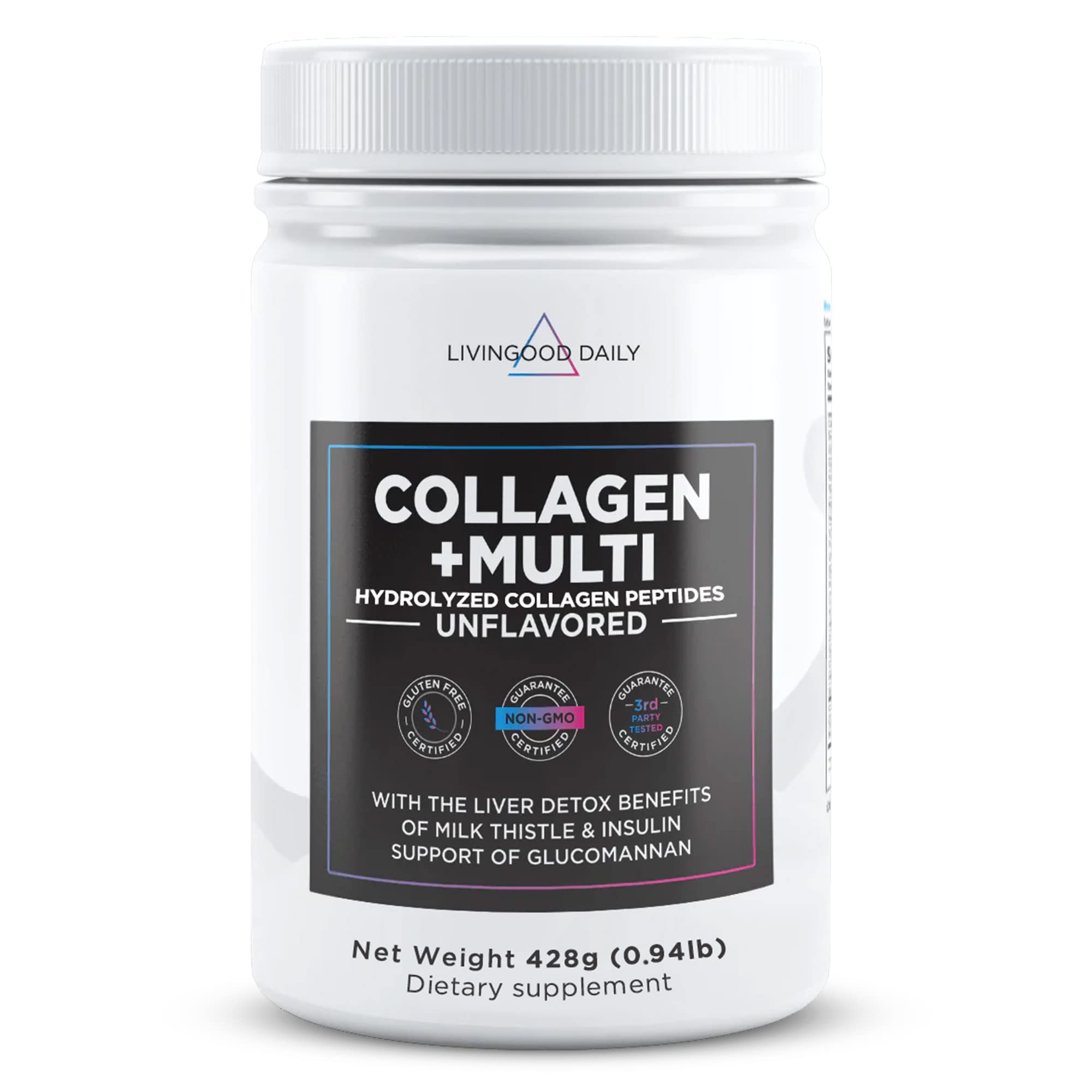 Buy Livingood Daily Unflavored Collagen Powder, 34 Servings Collagen
