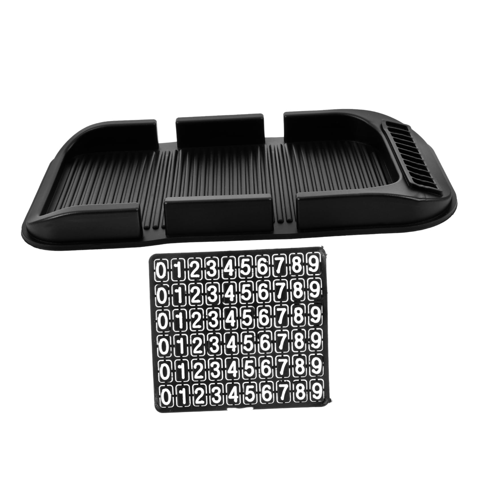 – Generic Car Dashboard Slip Mat Holder Stand for Safe Driving Non Slip Vehicle Dashboard Tray Auto Holder Washable Car Interior Mat