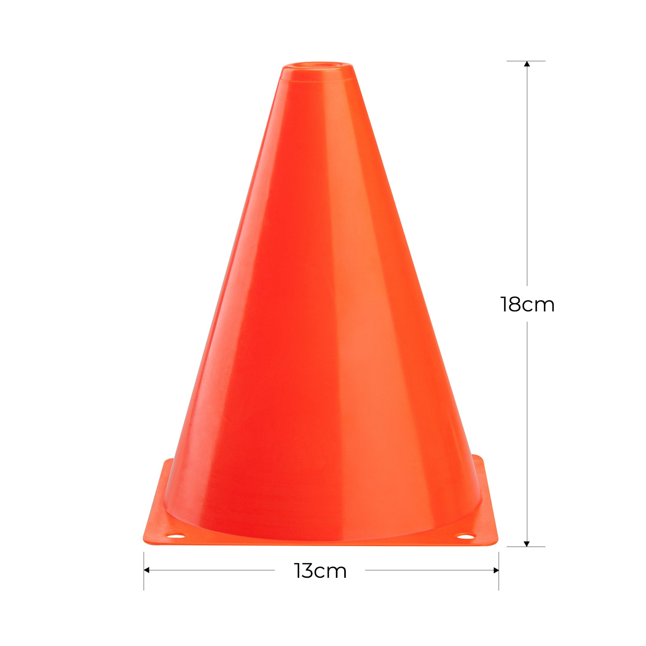 CARTMAN 18cm 12pcs Plastic Training Cones Agility Football