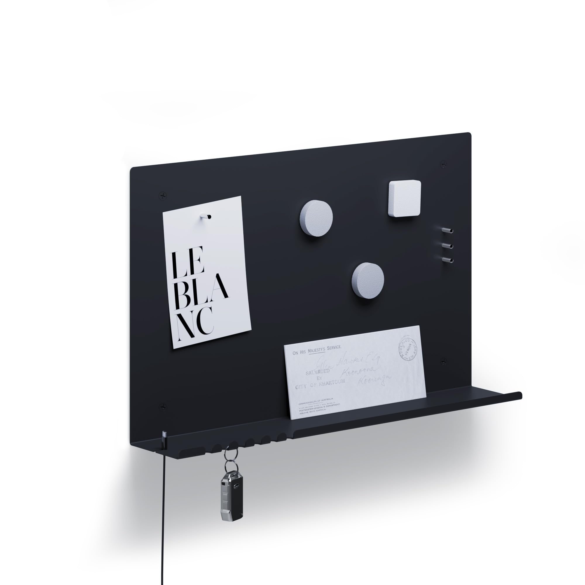 Leren magneetbord-lus | magneten met leer