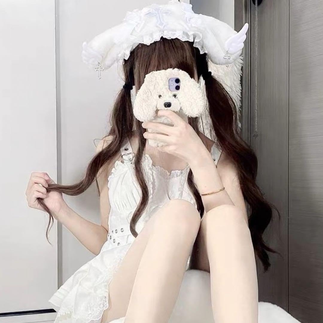 BABY　うさみみヘッドドレス　白×黒 BABY うさみみヘッドドレス 白×黒 BABY うさみみヘッドドレス 白