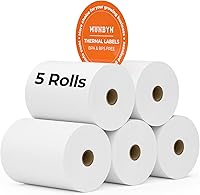 Vista 10 de MUNBYN Papel de recibo térmico de 3 1/8 x 19.6 pies, 50 rollos de papel de recibo para Star Micronics TSP100 TSP143 Epson de 3.150 in, registro