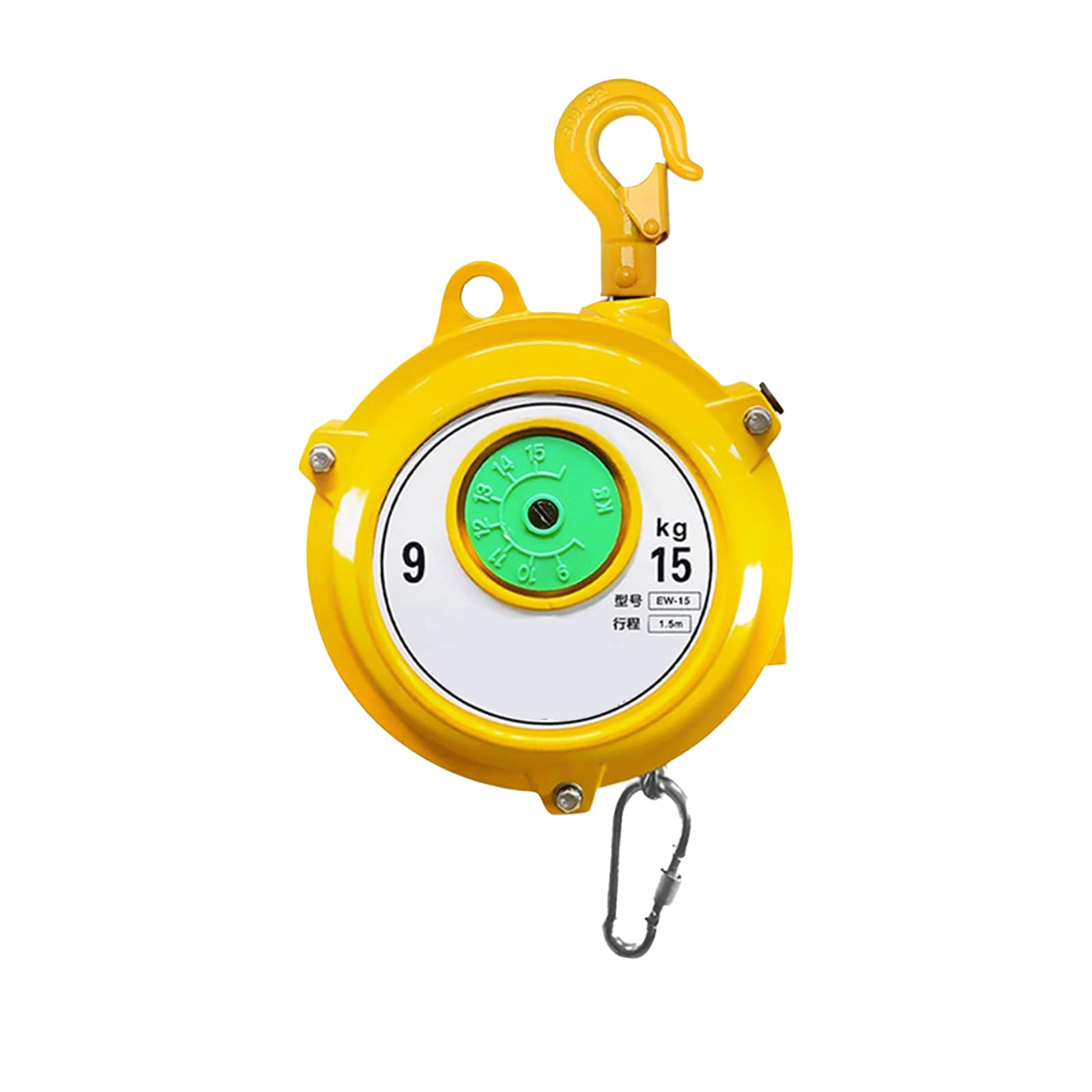WEKONUMEX Retractable Spring Balancer, Spring Balancer 1-80kg For Tool Suspension Workspace Organization(A-9-15KG)