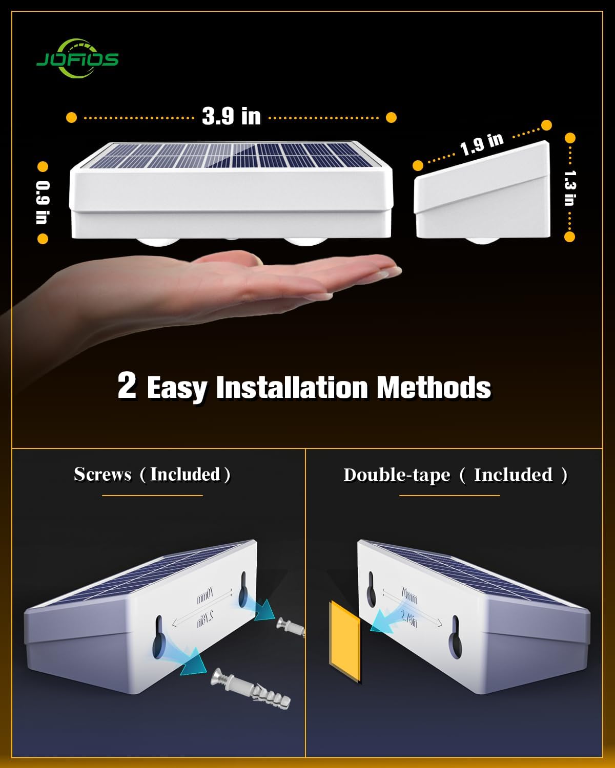 Solar Fence Lights 12 Pack, 50 Lumens Outdoor Fence Solar Lights with 12 Modes RGB Color Glow LED Solar Lights Outdoor Waterproof for Patio, Backyard, Deck, Fence, Railing.（White Shell） - Image 5