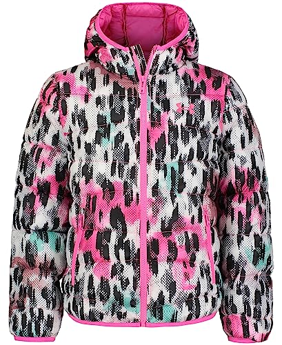 Image of Under Armour Girl's Prime Hooded Puffer Jacket, Lightweight & Water Repellent