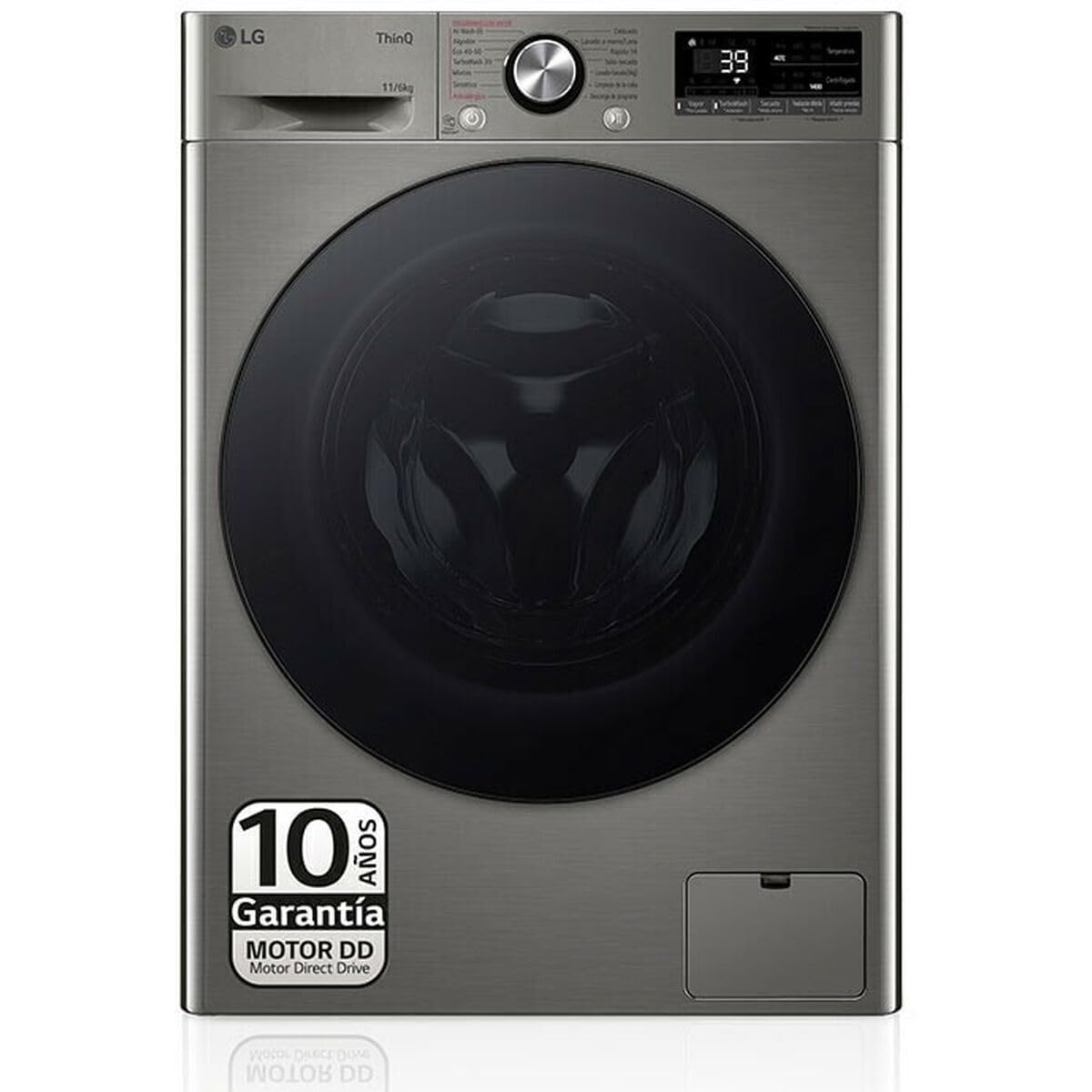 LG Lavadora - Secadora F4DR7011AGS 1400 RPM