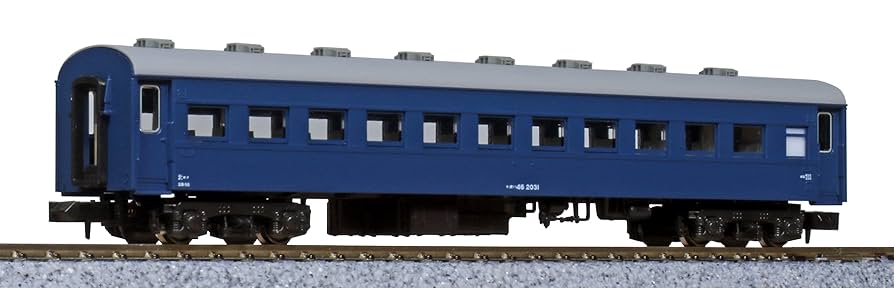 KATO Nゲージ オハ46 オハ47 ブルー ビギナー向けにして濃い