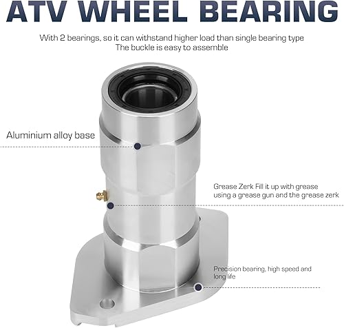 Miniatura 3 de Portacojinetes de eje trasero izquierdo o derecho para Yamaha Raptor 660R 2001 2002 2003 2004 2005, reemplazo para 5LP-25311-10-00