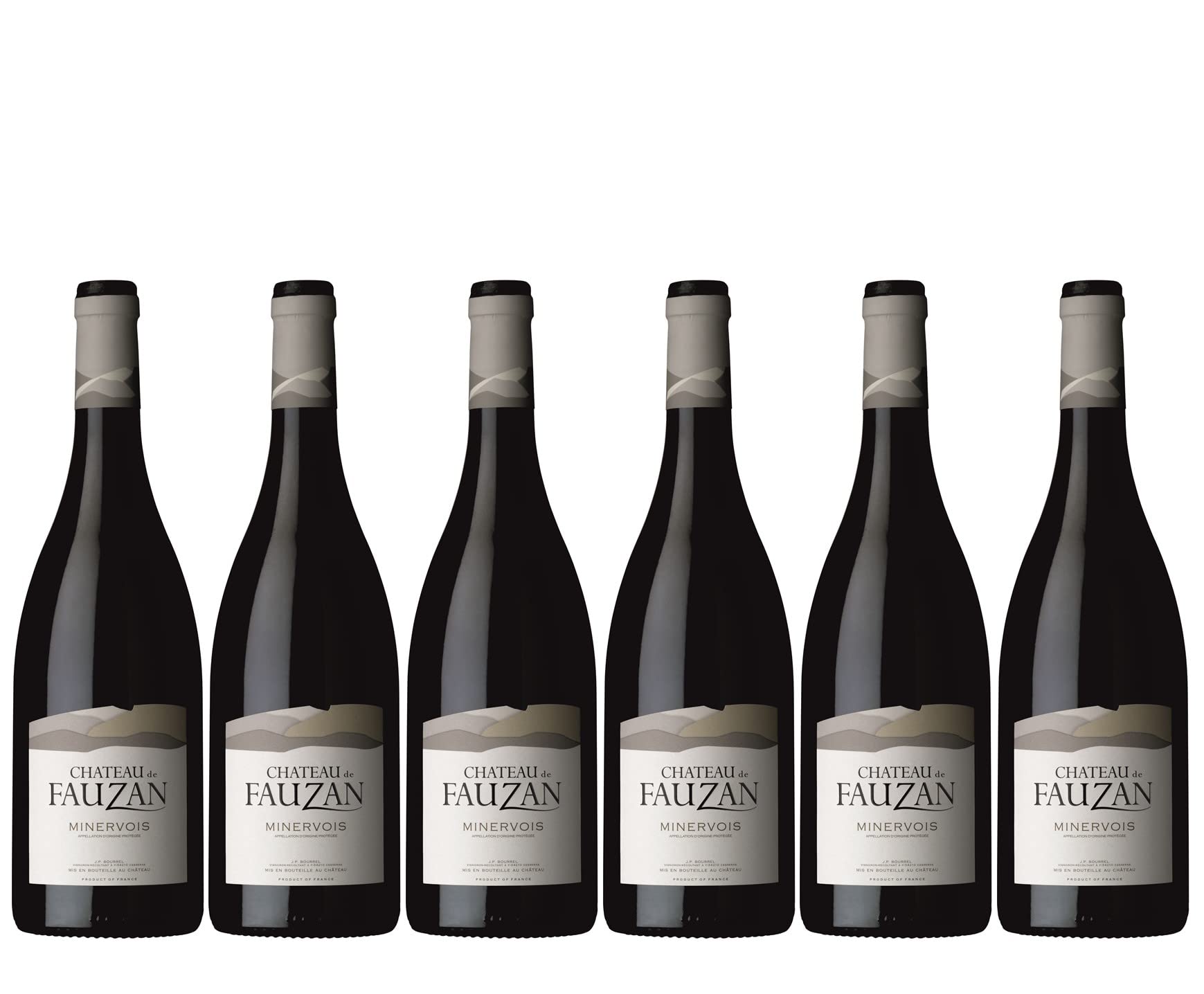 Chateau de Fauzan - Rotwein AOP Minervois Halbtrocken (6 x 0.75 l)