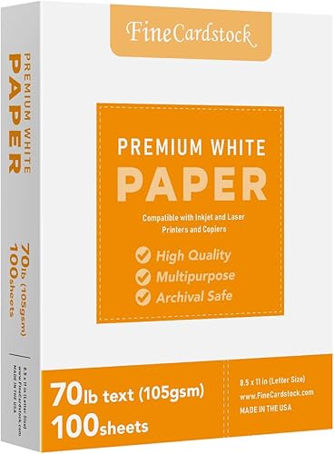 Papel blanco brillante  Papel de copia de escritura multiuso para oficina, volantes, carteles, propuestas de diseño, documentos comerciales, 11 x 17