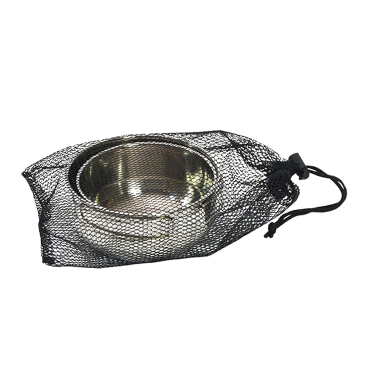 BRIGHTFUFU Stainless Steel Travel Bowl Set Compact Camping Cookware Portable Tableware Folding Bowl