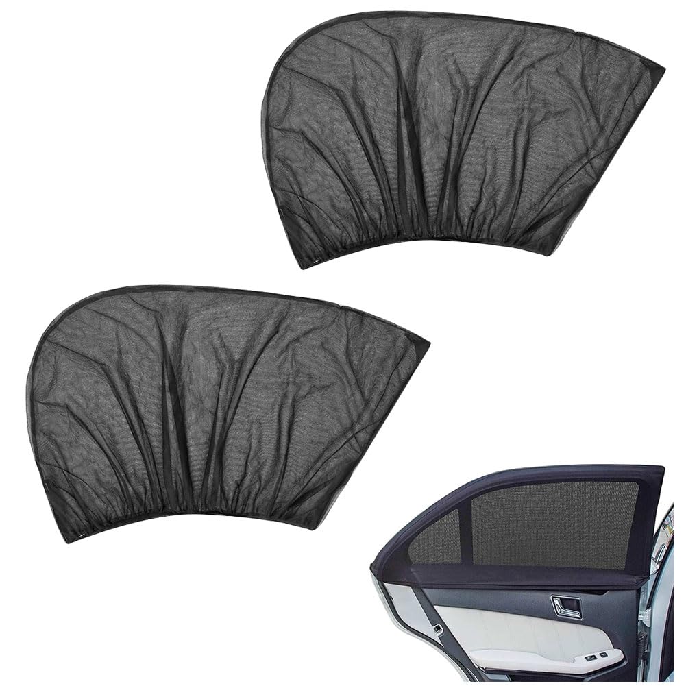 Protección Solar para Coche,Parasol Coche Infantil Lateral,Parasol Coche Bebe,Ventana de Coche protección UV,Parasoles Ventana Coche Lateral,Protección Solar de Doble Cara,Reduce el Calor(110x57cm)