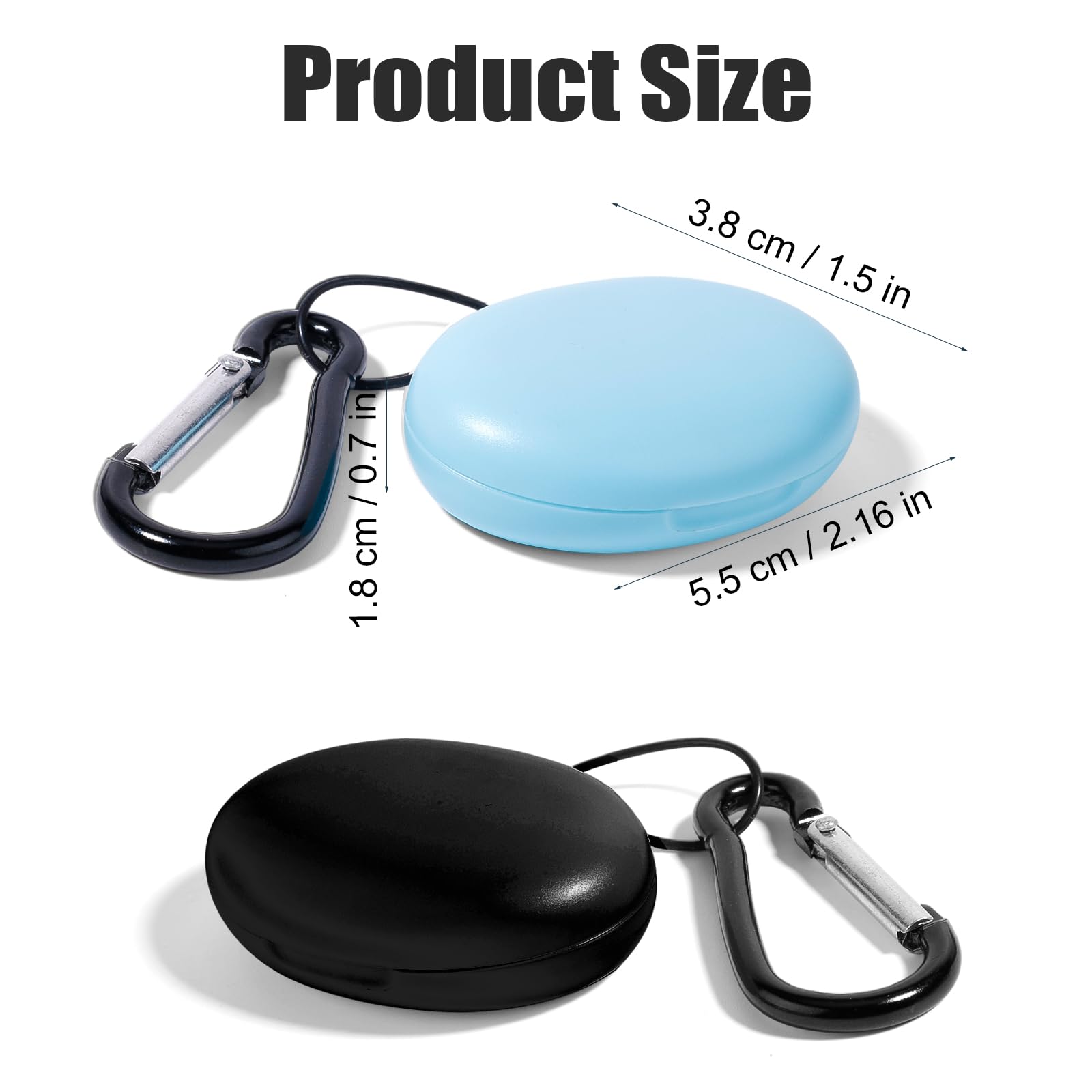 2 Custodie per Tappi per Le Orecchie, Mini Custodia Portatile per Tappi