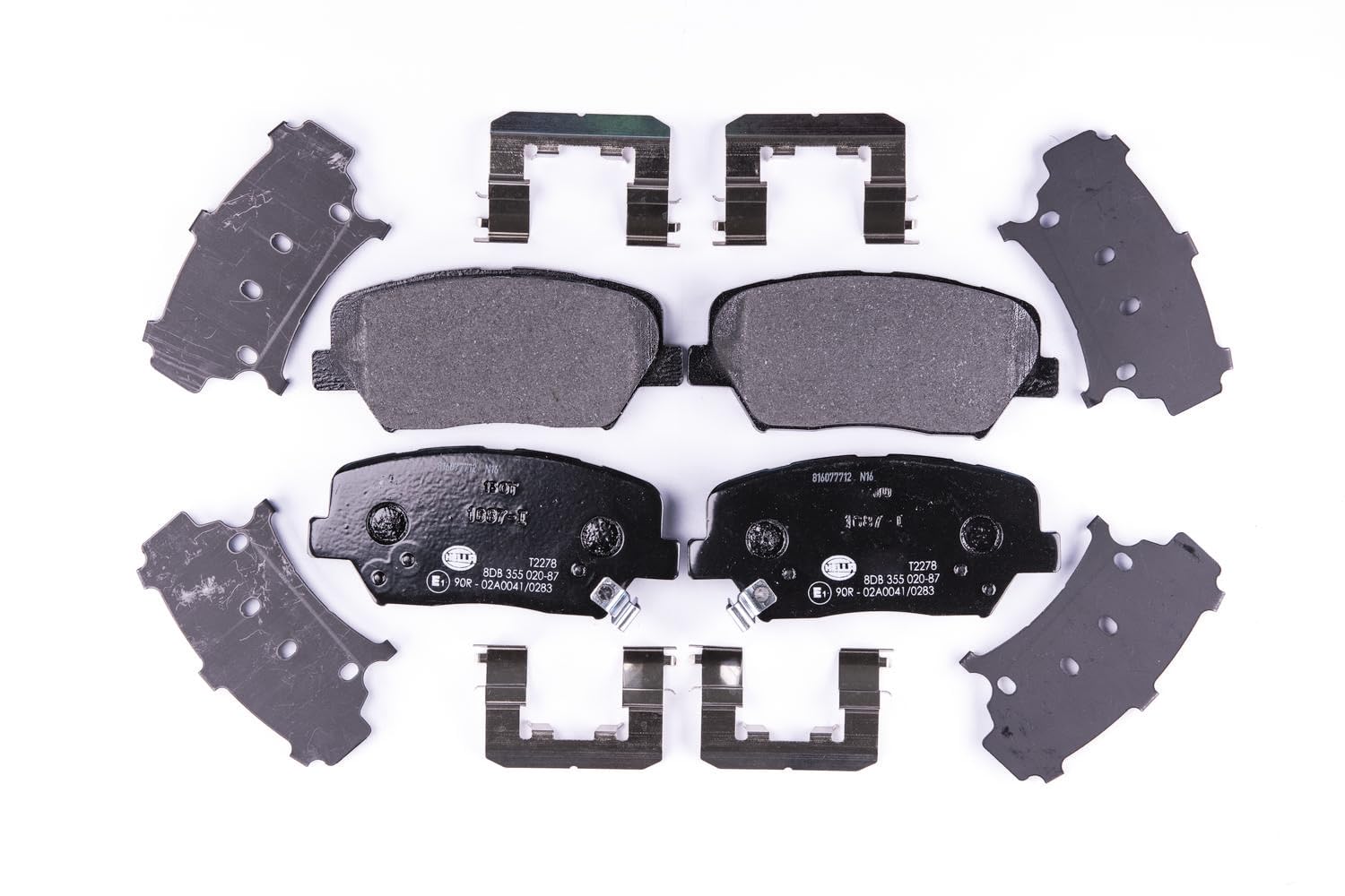 Hella Pagid 8DB 355 020-871 Kit Pastiglie Freno,T2278,Spessore,17.8Mm,Sistema Frenante,Mando,Con Segnalatore Acustico Usura,Per Es. Hyundai / Kia-image